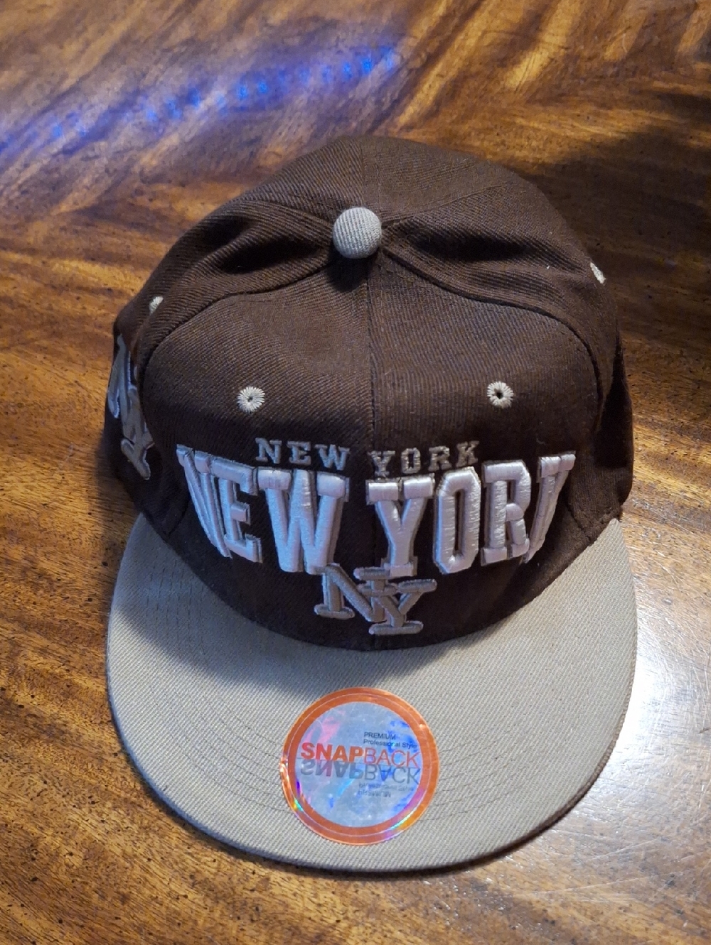 NewYork Embroidered Snapback NY KBethos Snapback,  NY 59 FIFTY & BLKWHT. 7 1/8